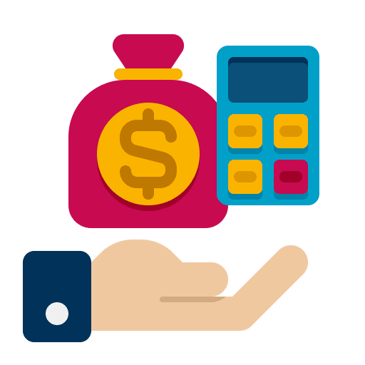 Budget calculator budget money icon