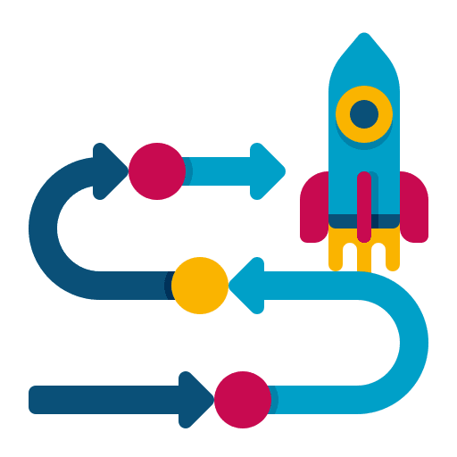 Launch seo and web launch boost icon