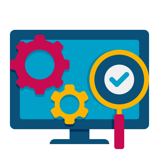 Quality test quality control testing evaluation icon