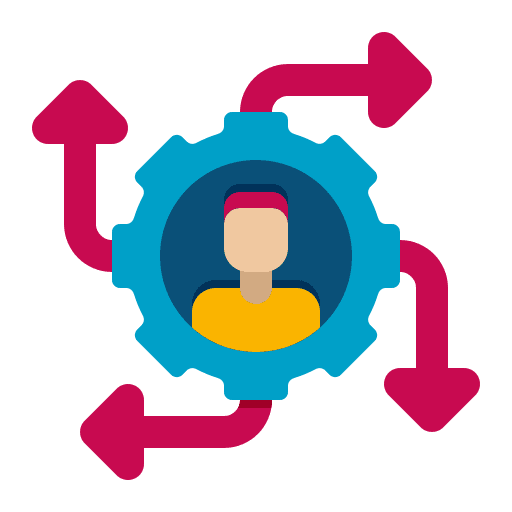 Agility process agility people icon
