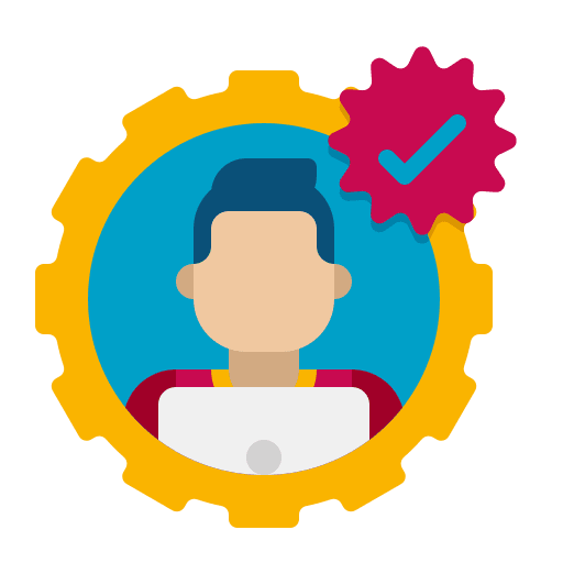 Employee management avatar man icon