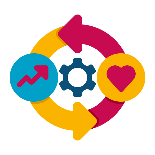 Content management system growth settings content management icon