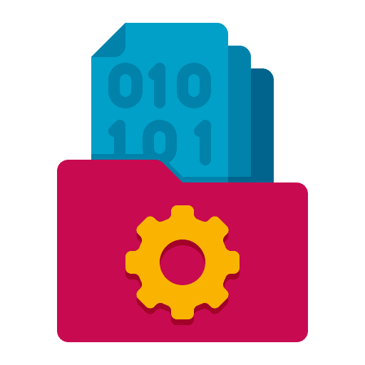 Data ui gear data icon