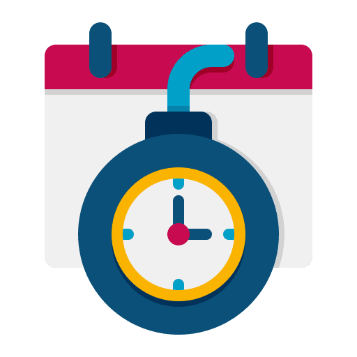 Deadline deadline alarm clock icon