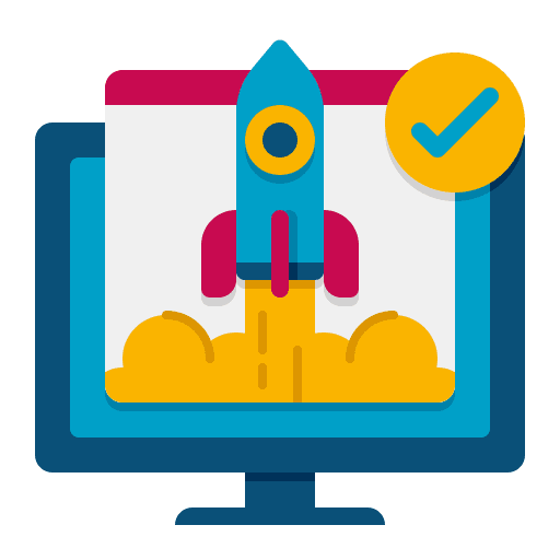 Rocket space shuttle space ship launch rocket launch icon