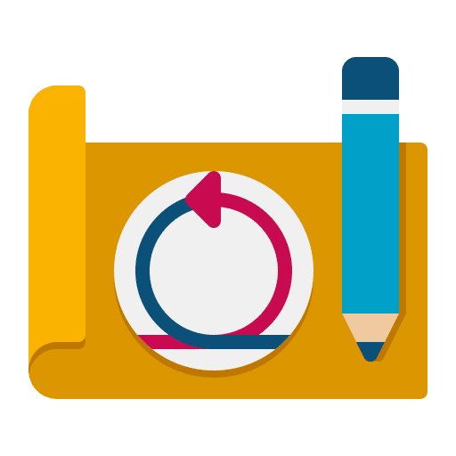 Planning planning scrum pencil icon