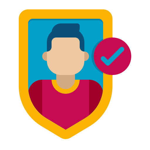 Trust worth reliability user icon