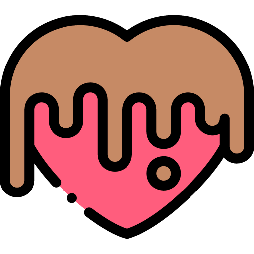 Heart chocolate box heart chocolate icon