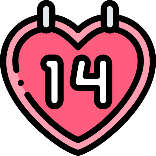 Valentines day romantic love date icon