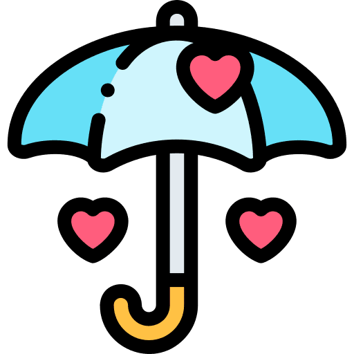 Umbrella security protection umbrella icon