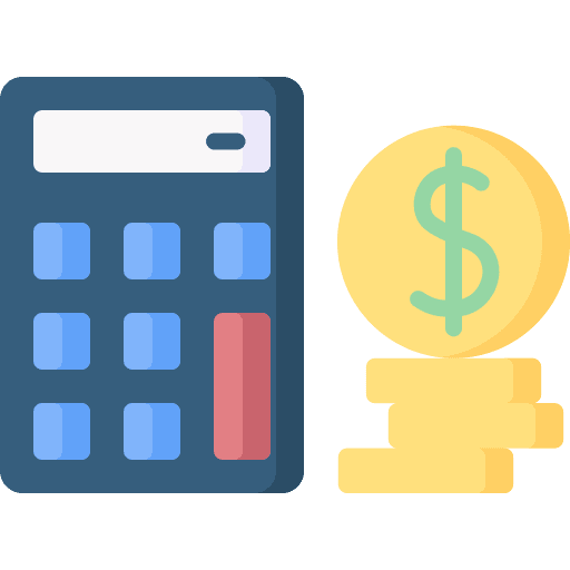 Budgeting stack budgeting income icon