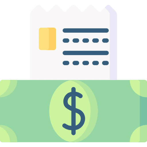 Dollar bill money bill currency icon