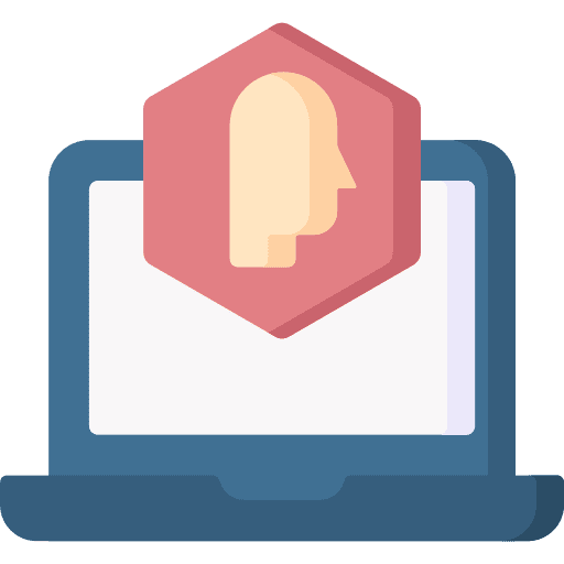 Online assistance laptop customer service agent electronics icon