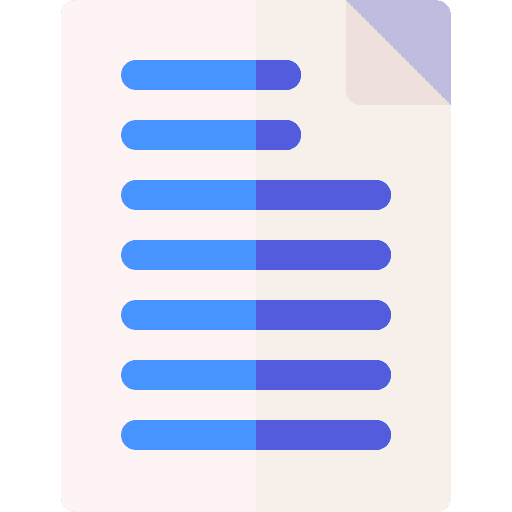 File sheet paper files and folders icon