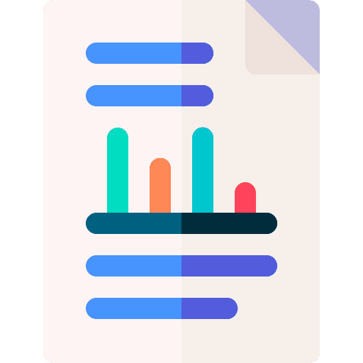 Analytics graph stats graphic icon