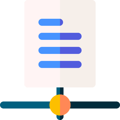 Network document office material paper icon