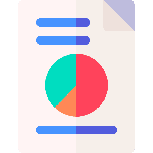 Analytics stats pie chart analytics icon