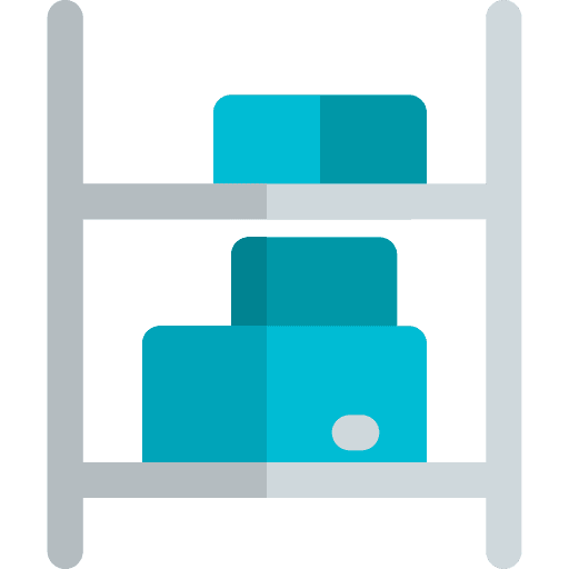 Rack warehouse delivery rack icon