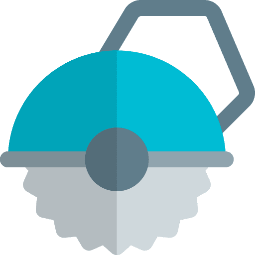 Circular saw equipment construction and tools saw machine icon