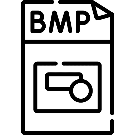 Bmp files and folders archive file icon