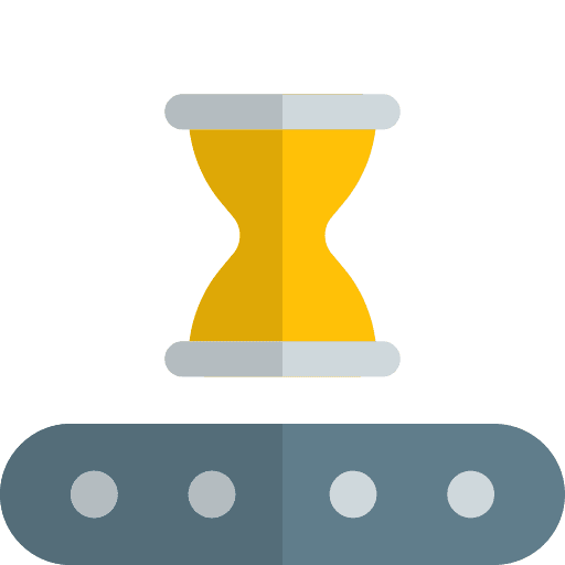 Waiting delivery factory shipping icon