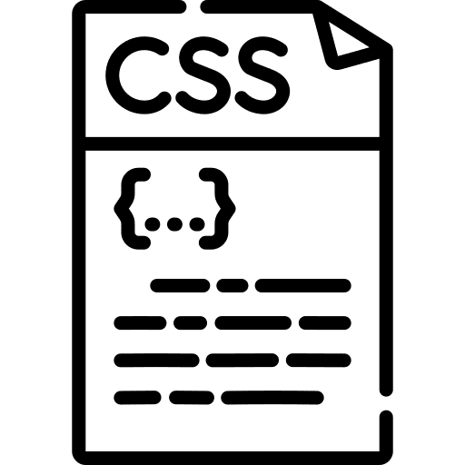 Css document file format icon