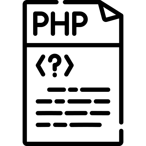 Php archive files and folders format icon
