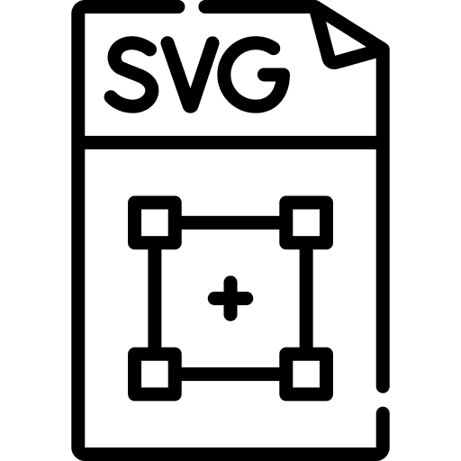 Svg extension file svg icon