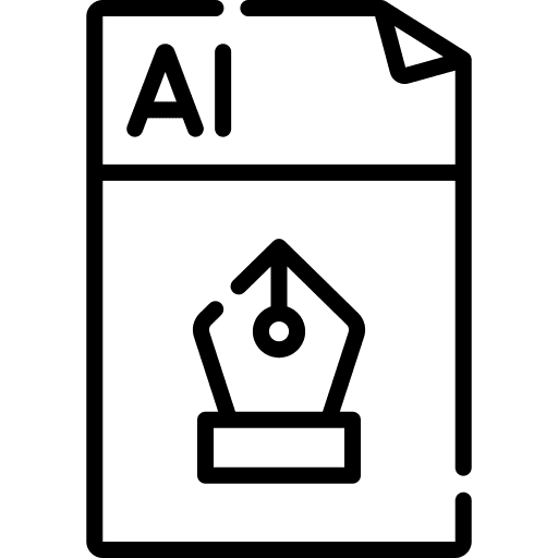 Ai file files and folders format icon