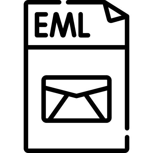 Eml format eml archive icon