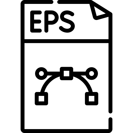 Eps file document archive icon