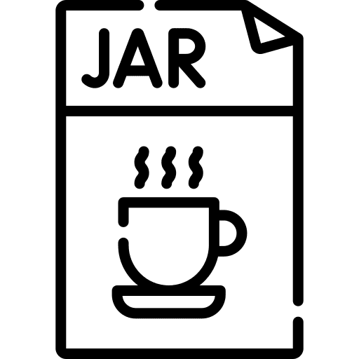 Jar extension files and folders jar icon