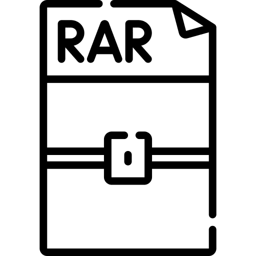 Rar archive document rar icon