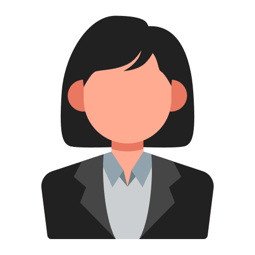 Woman business short hair woman icon