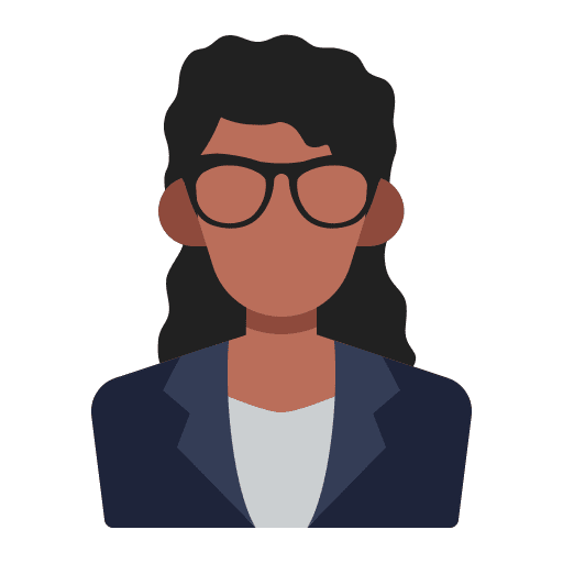 Woman woman personal glasses icon