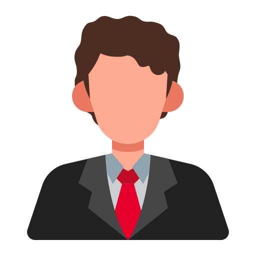 Man businessman profile avatar icon