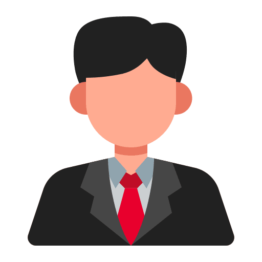 Man businessman white man profile icon
