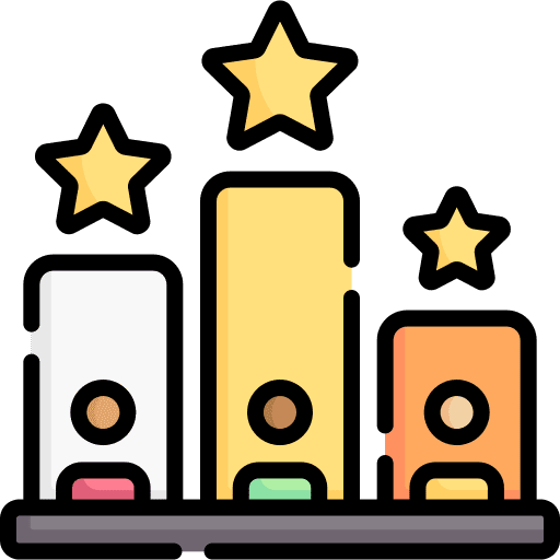 Rank user competition star icon