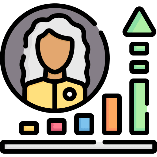 Career promotion business and finance growth promotion icon