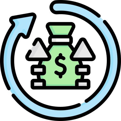 Funds money management fund funds icon