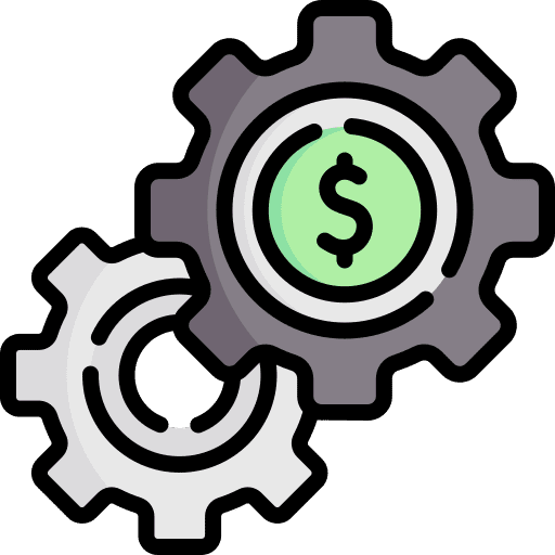 Settings setup money money management icon