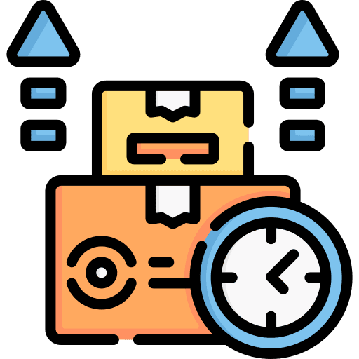 Productivity product shipping and delivery delivery icon