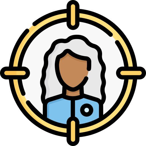 Target people focus user icon