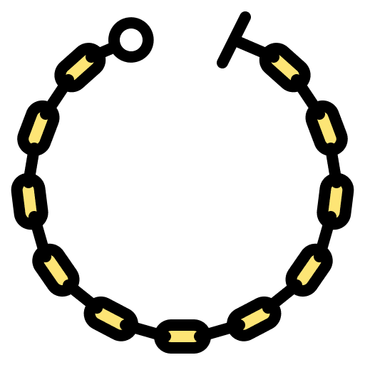 Bracelet fashion wearing bracelet icon