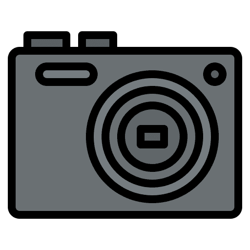 Camera accessories woman camera icon