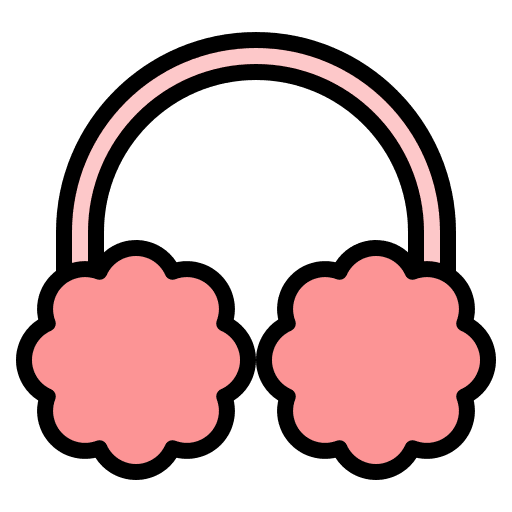 Earmuff fashion accessories cold icon