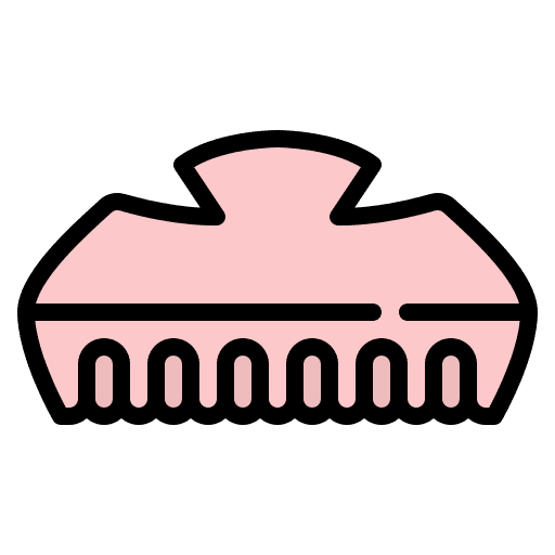 Hair clip hairdressing accessory hair clipper icon