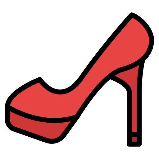 High heel shoe woman high heel icon