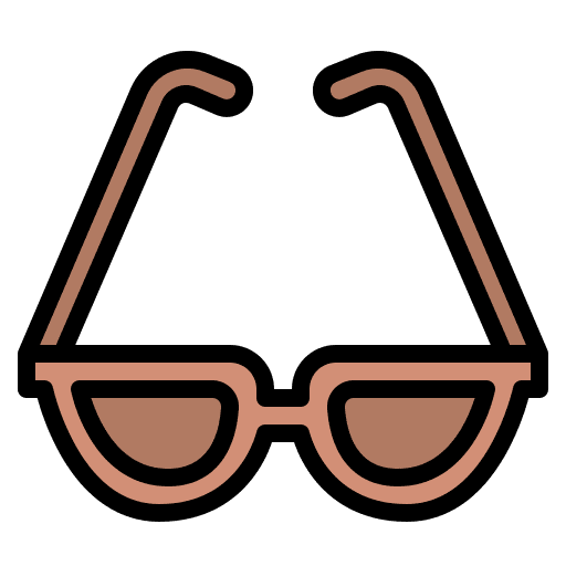 Sunglasses wearing fashion accessory icon