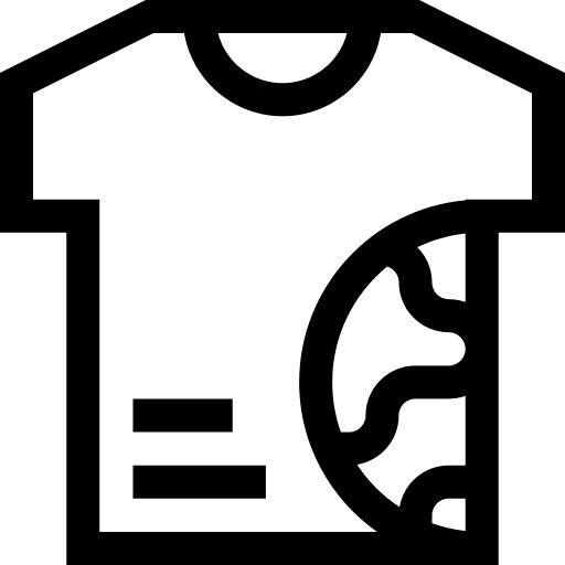 Tshirt world earth fashion icon